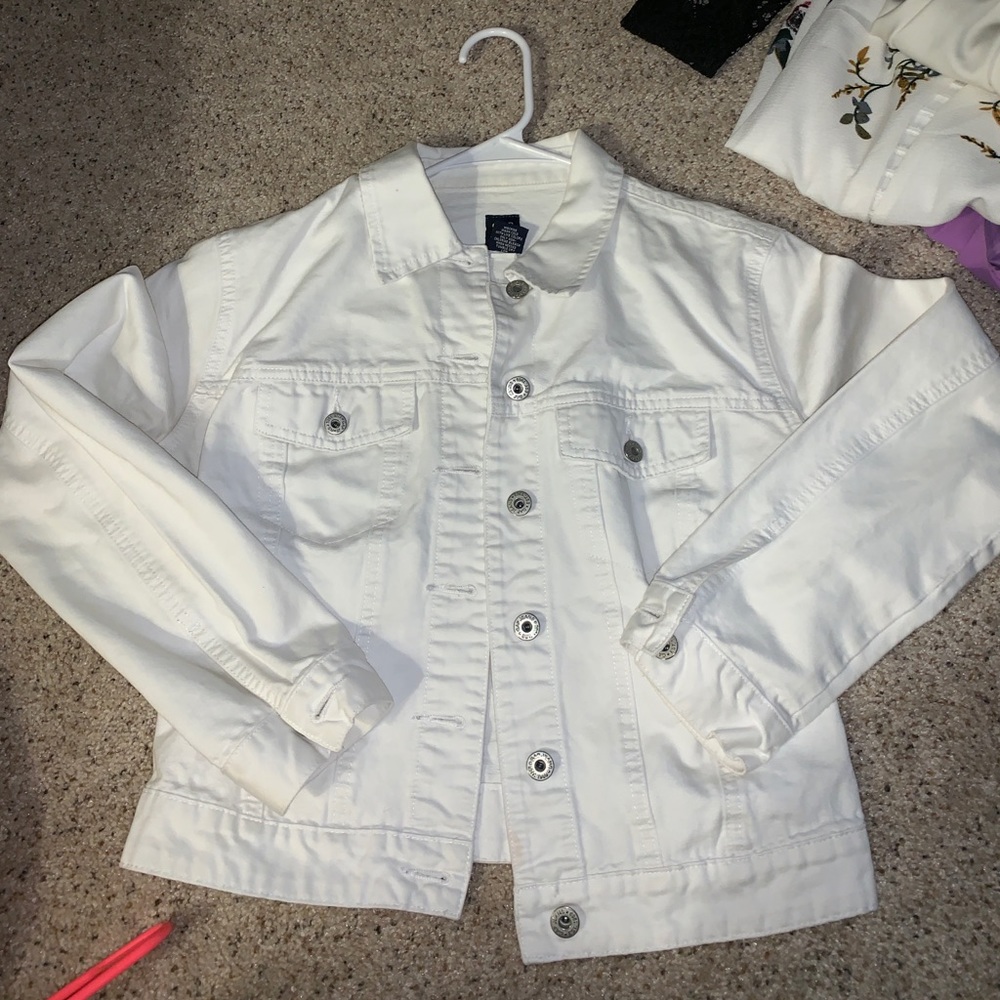 White Jean Jacket